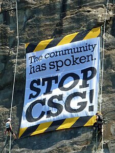 Stop CSG! Banner Drop